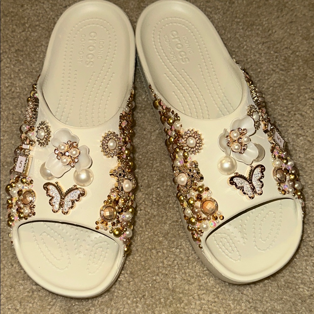 Bling CROCS Slide Sandals